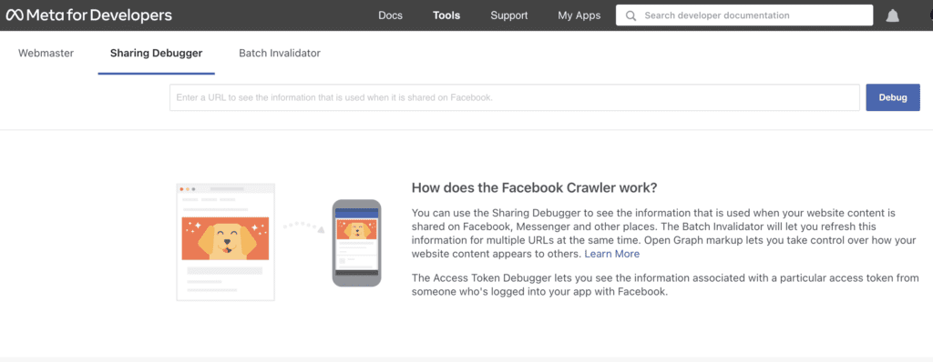 Facebook Debugger Tool | Scrape Meta tag