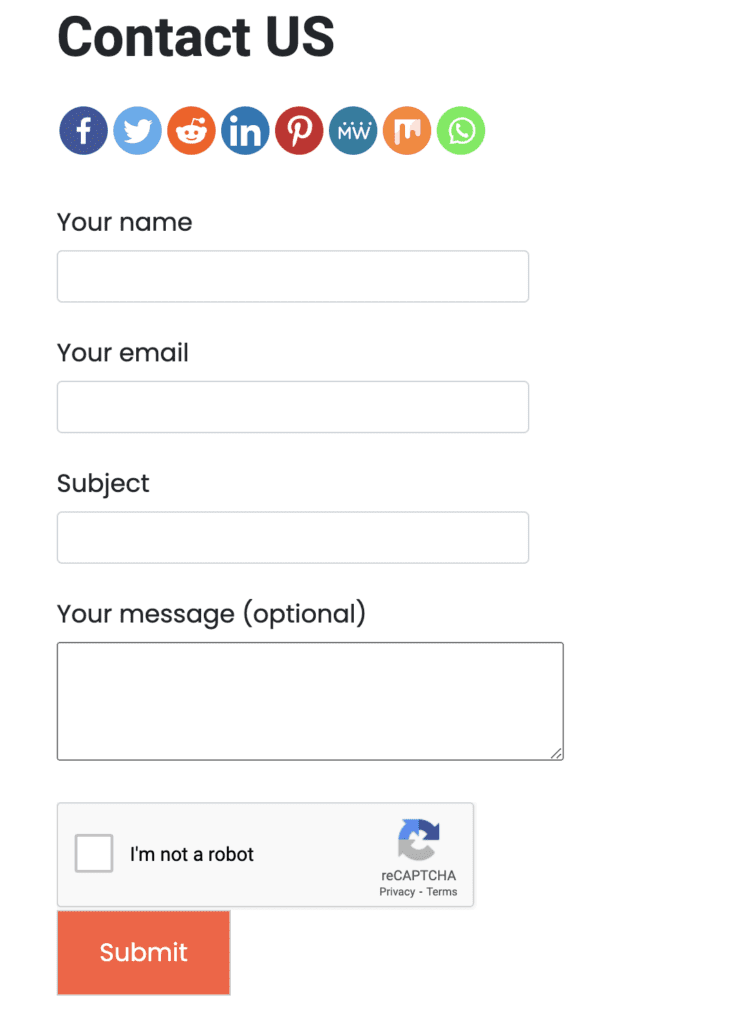 Contact Form