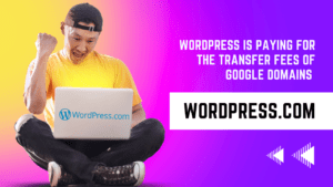 WordPress is paying for the transfer fees of Google Domains