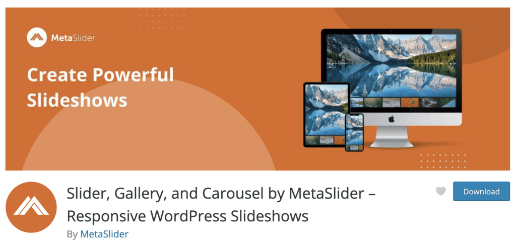 Carousel Plugin by Meta Slider for WordPress